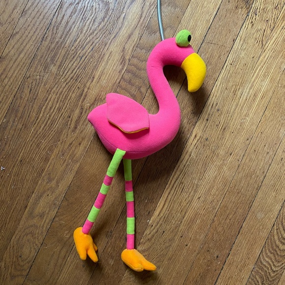Jumpers stuffed Flamingo Doll on Slinky Bounce Wire - Picture 4 of 9